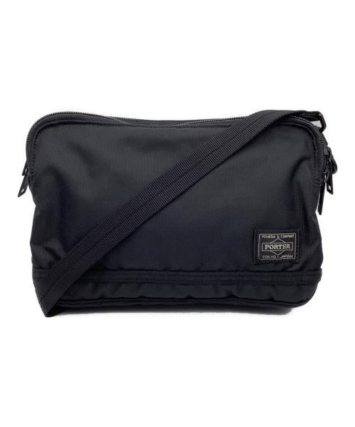PORTER（ポーター）PORTER (ポーター) フラッシュショルダーバッグ ブラック サイズ:−の古着・服飾アイテム