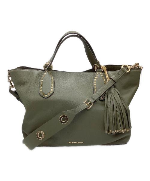 MICHAEL KORS（マイケル・コース）MICHAEL KORS (マイケル・コース) 2WAYバッグ カーキ サイズ:−の古着・服飾アイテム