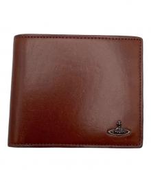 Vivienne Westwood（ヴィヴィアンウエストウッド）の古着「2つ折り財布」｜ブラウン