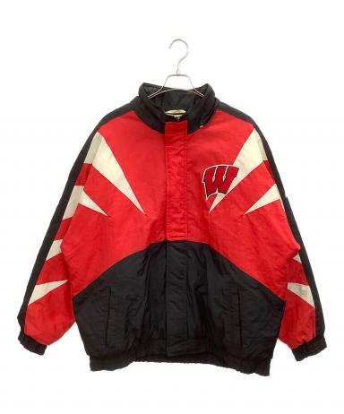 APEX ONE エイペックスワン中綿ナイロン スタジアムジャケット スタジャン 中古・古着通販】APEX ONE (エイペックスワン) 中綿ジャケット レッド