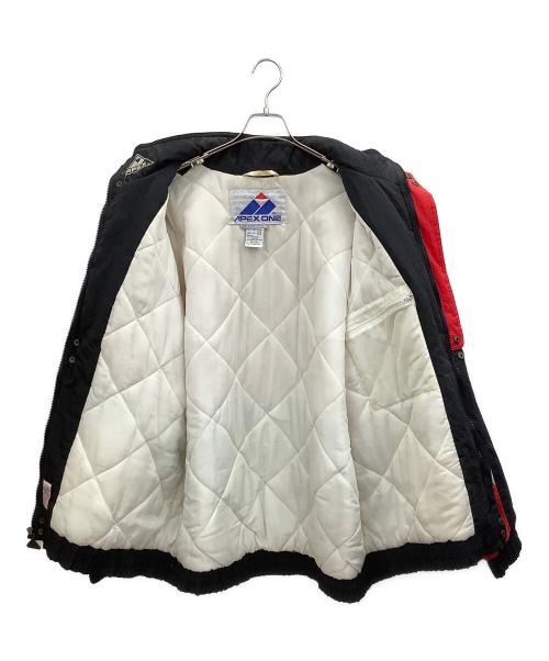 APEX ONE（エイペックスワン）APEX ONE (エイペックスワン) 中綿ジャケット レッド×ブラック サイズ:XLの古着・服飾アイテム