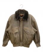 SPRAZZOスプラッツォ）の古着「ラムレザーフライトジャケット」｜ブラウン