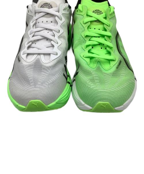 PUMA（プーマ）PUMA (プーマ) ランニングシューズ ホワイト×グリーン サイズ:26の古着・服飾アイテム