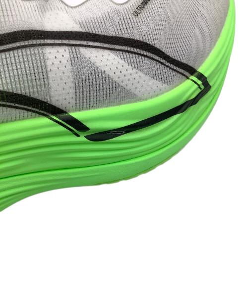 PUMA（プーマ）PUMA (プーマ) ランニングシューズ ホワイト×グリーン サイズ:26の古着・服飾アイテム