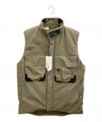 N.HOOLYWOODエヌ ハリウッド）の古着「PUFFER VEST」｜カーキ