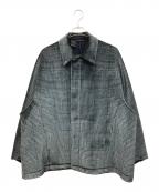 N.HOOLYWOODエヌ ハリウッド）の古着「ステンカラーコート」｜グレー×ブラック