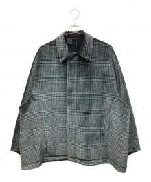 N.HOOLYWOOD（エヌ ハリウッド）の古着「ステンカラーコート」｜グレー×ブラック