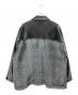 N.HOOLYWOOD (エヌ ハリウッド) ステンカラーコート グレー×ブラック サイズ:38：60000円