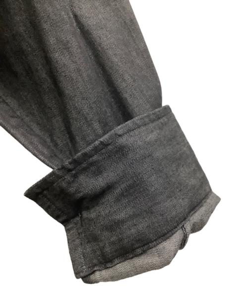 STUDIOUS（ステュディオス）STUDIOUS (ステュディオス) N.HOOLYWOOD (エヌ ハリウッド) SWITCHING L/S SHIRTS グレー サイズ:38の古着・服飾アイテム