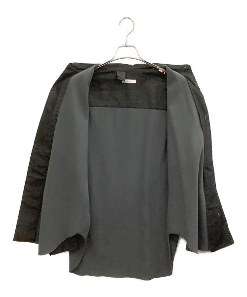 STUDIOUS（ステュディオス）STUDIOUS (ステュディオス) N.HOOLYWOOD (エヌ ハリウッド) SWITCHING L/S SHIRTS グレー サイズ:38の古着・服飾アイテム