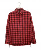 MINEDENIMマインデニム）の古着「長袖シャツ」｜レッド