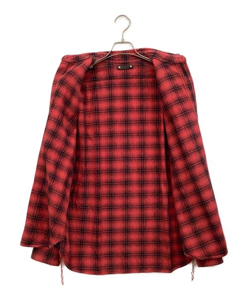 MINEDENIM（マインデニム）MINEDENIM (マインデニム) 長袖シャツ レッド サイズ:2の古着・服飾アイテム