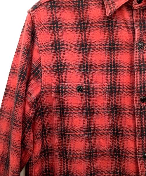 MINEDENIM（マインデニム）MINEDENIM (マインデニム) 長袖シャツ レッド サイズ:2の古着・服飾アイテム