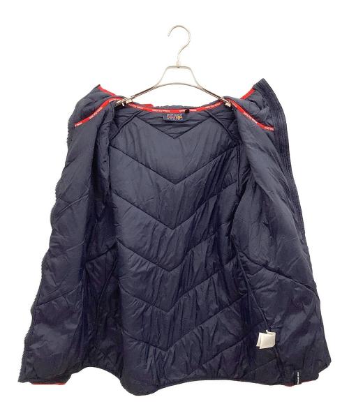 ASTON MARTIN（アストン マーチン）ASTON MARTIN (アストン マーチン) Red Bull (レッドブル) 中綿ジャケット ネイビー×レッド サイズ:Lの古着・服飾アイテム
