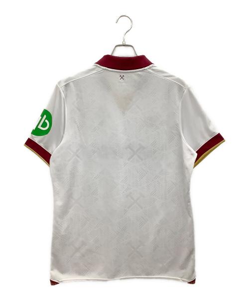 ウェストハム・ユナイテッドFC（ウェストハム・ユナイテッドFC）ウェストハム・ユナイテッドFC (ウェストハム・ユナイテッドFC) ゲームシャツ ホワイト サイズ:Lの古着・服飾アイテム