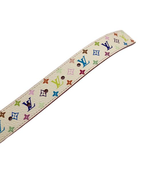 LOUIS VUITTON（ルイ ヴィトン）LOUIS VUITTON (ルイ ヴィトン) ベルト モノグラム サンチュールキャレ マルチカラー サイズ:−の古着・服飾アイテム