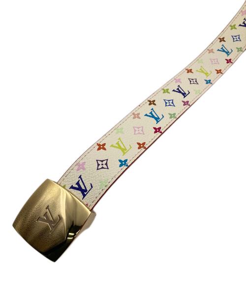 LOUIS VUITTON（ルイ ヴィトン）LOUIS VUITTON (ルイ ヴィトン) ベルト モノグラム サンチュールキャレ マルチカラー サイズ:−の古着・服飾アイテム