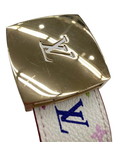 LOUIS VUITTON（ルイ ヴィトン）LOUIS VUITTON (ルイ ヴィトン) ベルト モノグラム サンチュールキャレ マルチカラー サイズ:−の古着・服飾アイテム