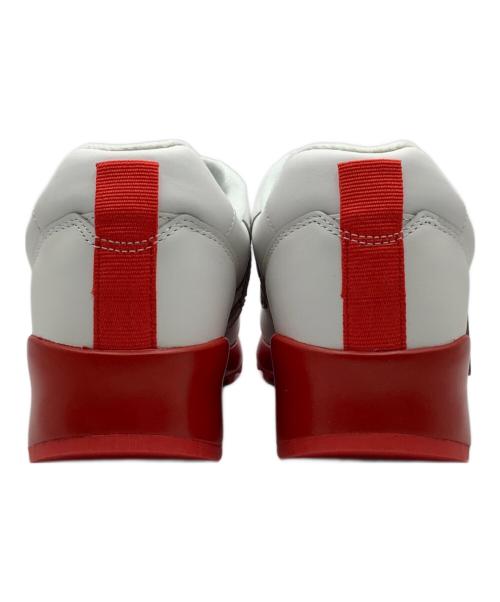 Sangacio（サンガッチョ）Sangacio (サンガッチョ) にゅ～ず (ニューズ) ローカットスニーカー ホワイト×レッド サイズ:23の古着・服飾アイテム