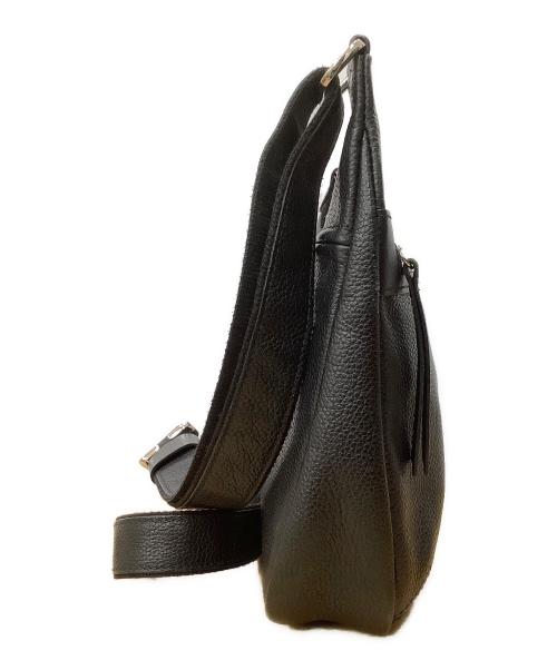 LONGCHAMP（ロンシャン）LONGCHAMP (ロンシャン) レザーショルダーバッグ ブラック サイズ:−の古着・服飾アイテム