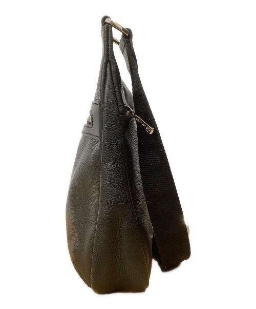LONGCHAMP（ロンシャン）LONGCHAMP (ロンシャン) レザーショルダーバッグ ブラック サイズ:−の古着・服飾アイテム