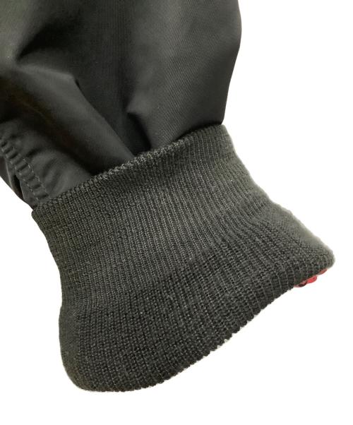 ALPHA（アルファ）ALPHA (アルファ) MA-1ジャケット ブラック×パープル サイズ:Lの古着・服飾アイテム