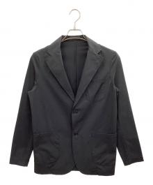 GUY ROVER（ギローバー）の古着「鹿の子テーラードジャケット」｜ブラック