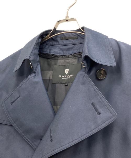 BLACK LABEL CRESTBRIDGE（ブラックレーベル クレストブリッジ）BLACK LABEL CRESTBRIDGE (ブラックレーベル クレストブリッジ) トレンチコート ネイビー サイズ:Mの古着・服飾アイテム