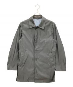 中古・古着通販】PRADA (プラダ) ステンカラーコート ネイビー サイズ