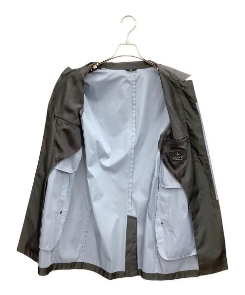 LANVIN（ランバン）LANVIN (ランバン) ステンカラーコート グレー サイズ:48の古着・服飾アイテム