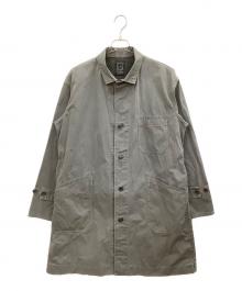 hobo（ホボ）の古着「ARTISAN SHOP COAT COTTON TWILL CHARCOAL DYED」｜グレー