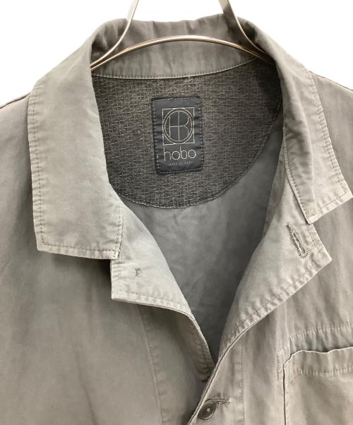 hobo（ホボ）hobo (ホボ) ARTISAN SHOP COAT COTTON TWILL CHARCOAL DYED グレー サイズ:Mの古着・服飾アイテム