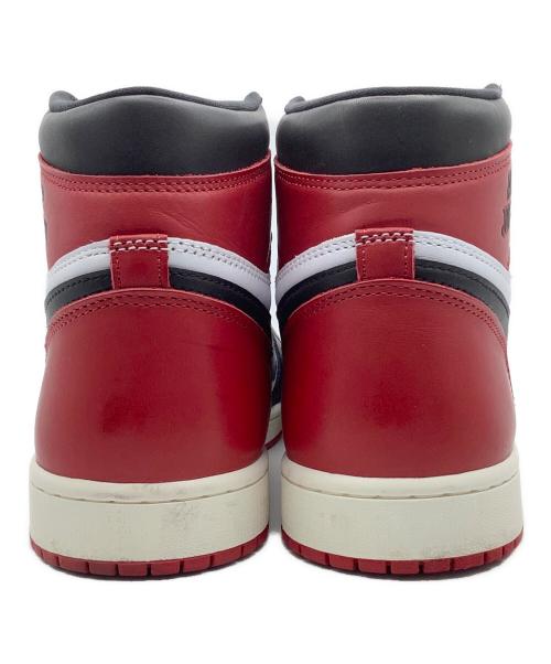 NIKE（ナイキ）NIKE (ナイキ) ハイカットスニーカー ホワイト×レッド サイズ:29の古着・服飾アイテム