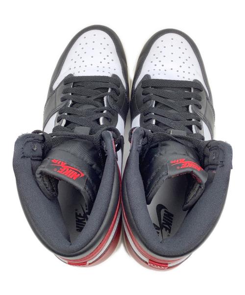 NIKE（ナイキ）NIKE (ナイキ) ハイカットスニーカー ホワイト×レッド サイズ:29の古着・服飾アイテム