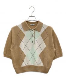 Gemini（ジェミニ）の古着「カシミアポロニット」｜ブラウン