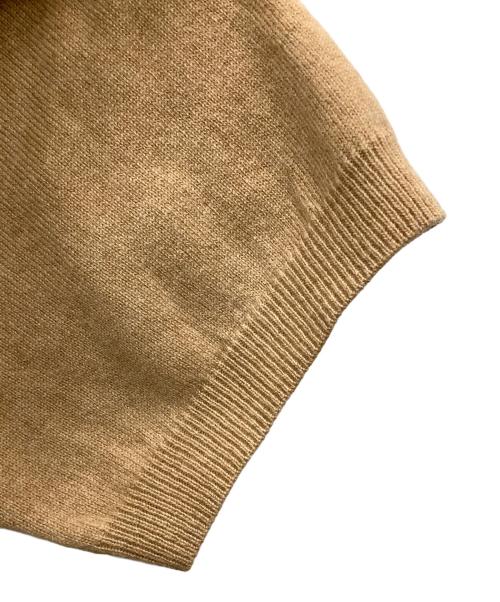 Gemini（ジェミニ）Gemini (ジェミニ) カシミアポロニット ブラウン サイズ:Fの古着・服飾アイテム