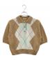Gemini（ジェミニ）の古着「カシミアポロニット」｜ブラウン