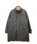 BURBERRY LONDONバーバリーロンドン）の古着「スタンドカラーコート」｜ブラック