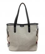 BLACK LABEL CRESTBRIDGEブラックレーベル クレストブリッジ）の古着「シャンブレーキャンバストートバッグ」