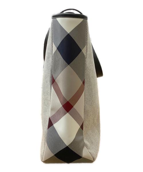 BLACK LABEL CRESTBRIDGE（ブラックレーベル クレストブリッジ）BLACK LABEL CRESTBRIDGE (ブラックレーベル クレストブリッジ) シャンブレーキャンバストートバッグ サイズ:−の古着・服飾アイテム