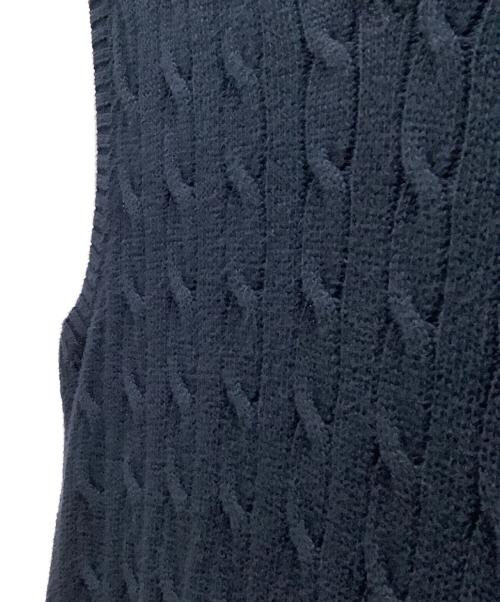 POLO RALPH LAUREN（ポロ・ラルフローレン）POLO RALPH LAUREN (ポロ・ラルフローレン) ニットベスト ネイビー サイズ:Mの古着・服飾アイテム