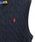 中古・古着 POLO RALPH LAUREN (ポロ・ラルフローレン) ニットベスト ネイビー サイズ:M：8000円