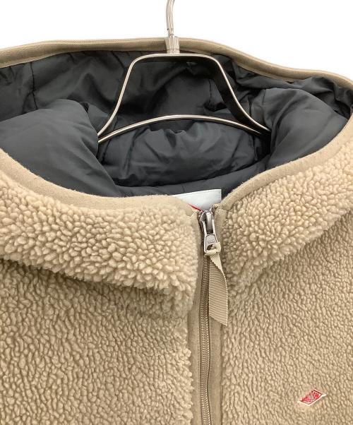 DANTON（ダントン）DANTON (ダントン) ボアフリースジャケット ベージュ サイズ:Lの古着・服飾アイテム