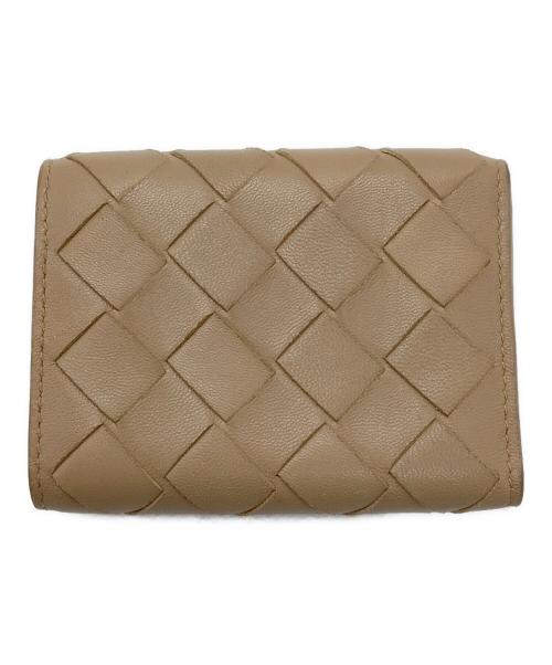BOTTEGA VENETA（ボッテガベネタ）BOTTEGA VENETA (ボッテガベネタ) 3つ折り財布 ベージュ サイズ:−の古着・服飾アイテム