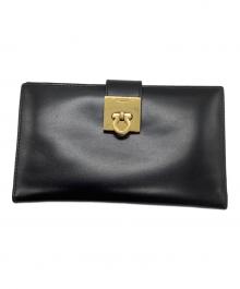 Salvatore Ferragamo（サルヴァトーレ フェラガモ）の古着「長財布」｜ブラック
