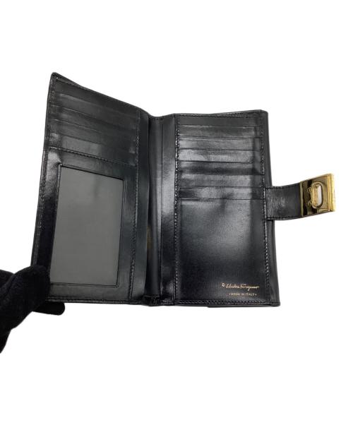 Salvatore Ferragamo（サルヴァトーレ フェラガモ）Salvatore Ferragamo (サルヴァトーレ フェラガモ) 長財布 ブラック サイズ:−の古着・服飾アイテム