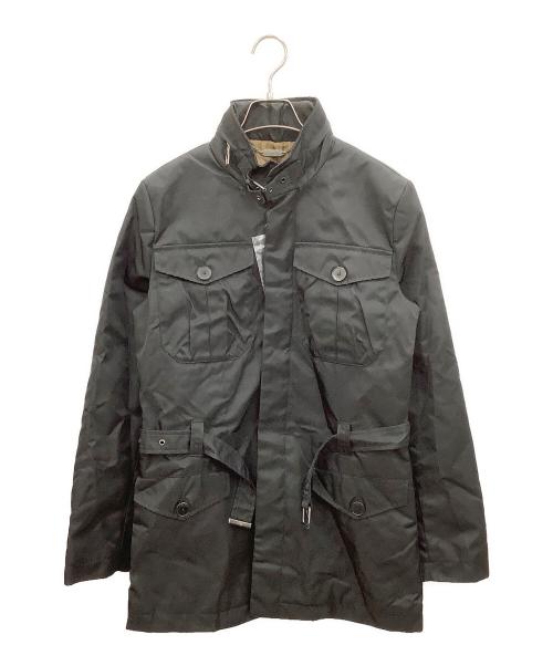 ALEXANDER McQUEEN（アレキサンダーマックイーン）ALEXANDER McQUEEN (アレキサンダーマックイーン) ナイロンコート ブラック サイズ:44の古着・服飾アイテム