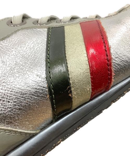 DOLCE & GABBANA（ドルチェ＆ガッバーナ）DOLCE & GABBANA (ドルチェ＆ガッバーナ) ローカットスニーカー シルバー サイズ:25の古着・服飾アイテム