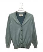 Maison Margielaメゾンマルジェラ）の古着「エルボーパッチカーディガン」｜ブルー
