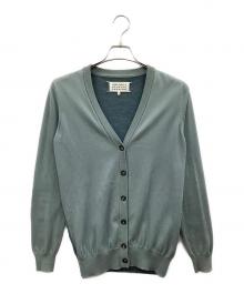 Maison Margiela（メゾンマルジェラ）の古着「エルボーパッチカーディガン」｜ブルー